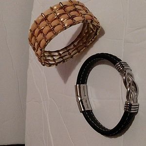 Love my Grandson bracelet & free bracelet